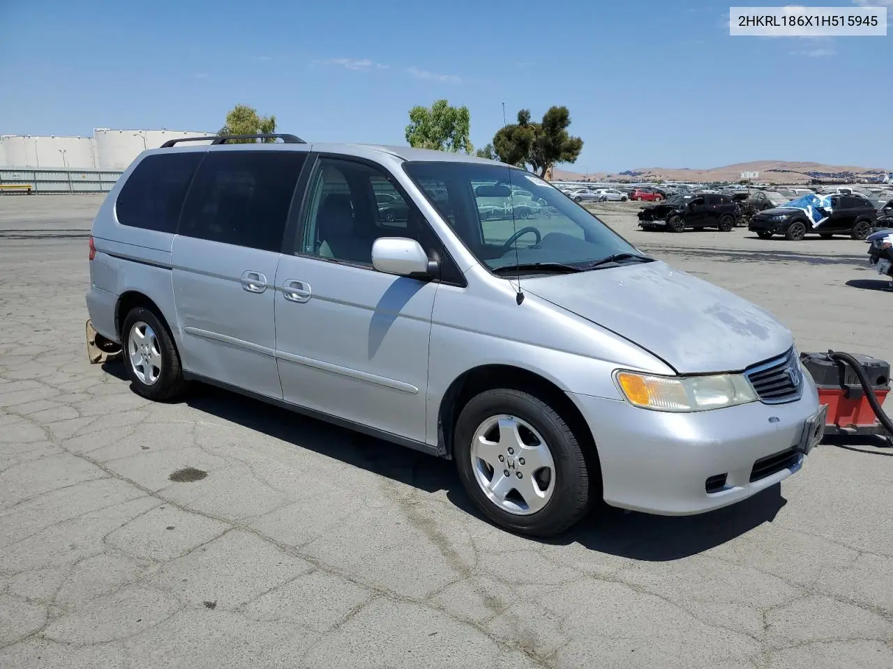 2001 Honda Odyssey Ex VIN: 2HKRL186X1H515945 Lot: 62345985