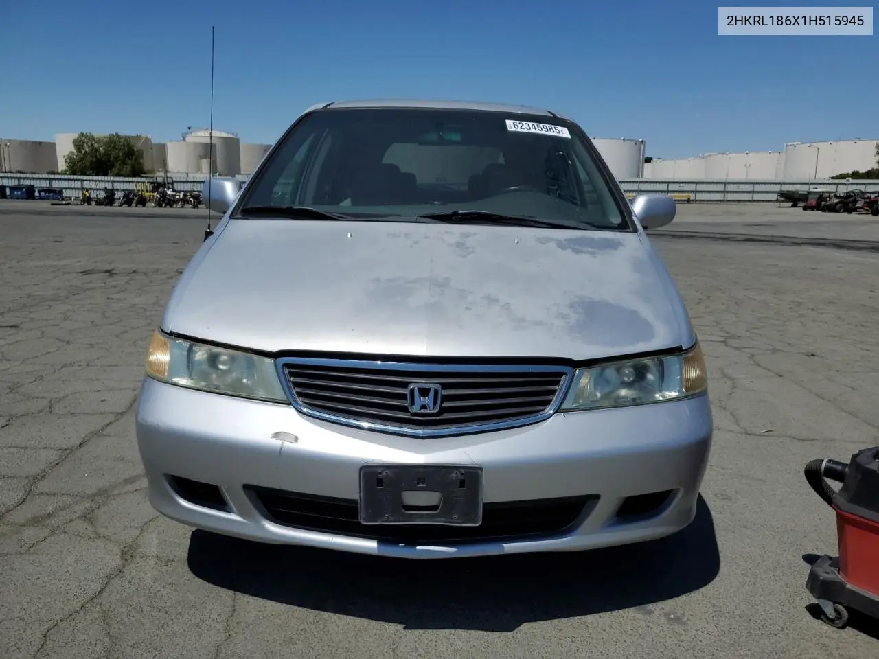 2001 Honda Odyssey Ex VIN: 2HKRL186X1H515945 Lot: 62345985
