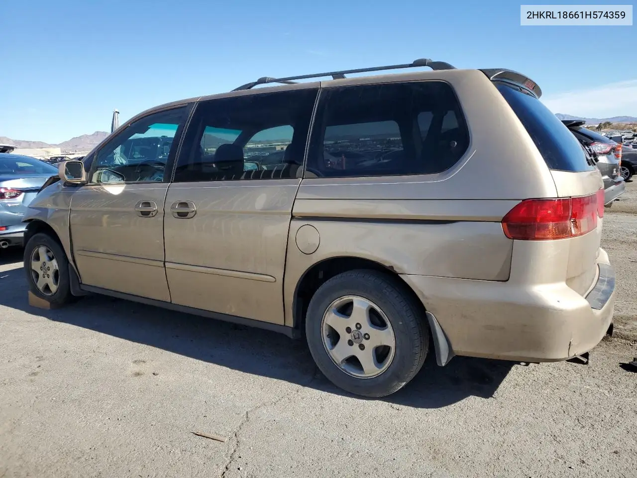 2001 Honda Odyssey Ex VIN: 2HKRL18661H574359 Lot: 88146495