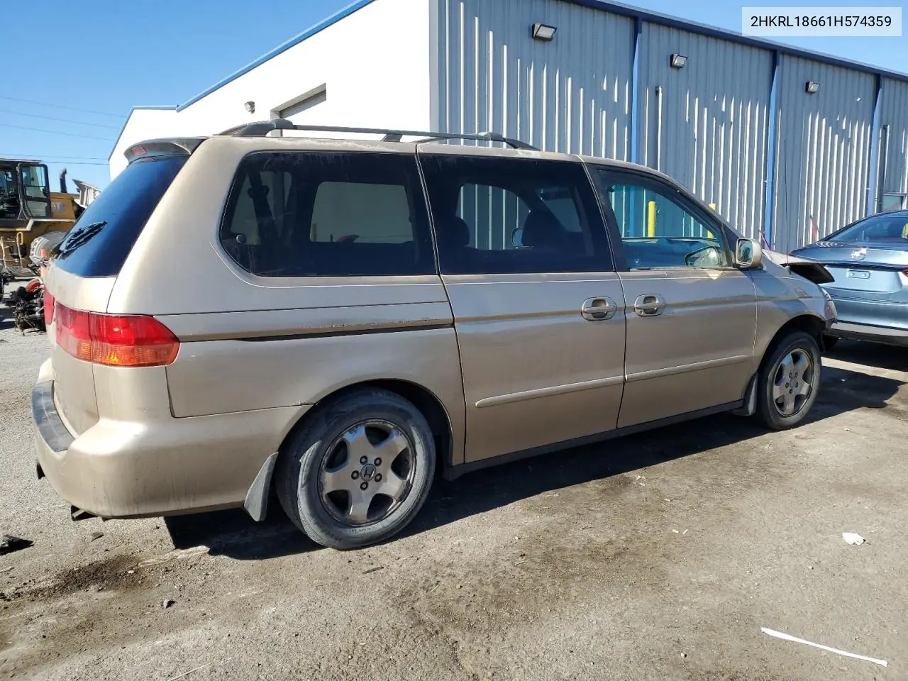 2001 Honda Odyssey Ex VIN: 2HKRL18661H574359 Lot: 88146495