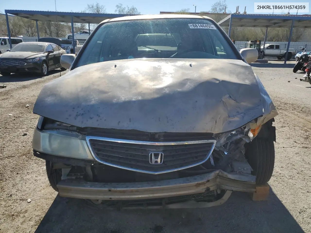 2001 Honda Odyssey Ex VIN: 2HKRL18661H574359 Lot: 88146495
