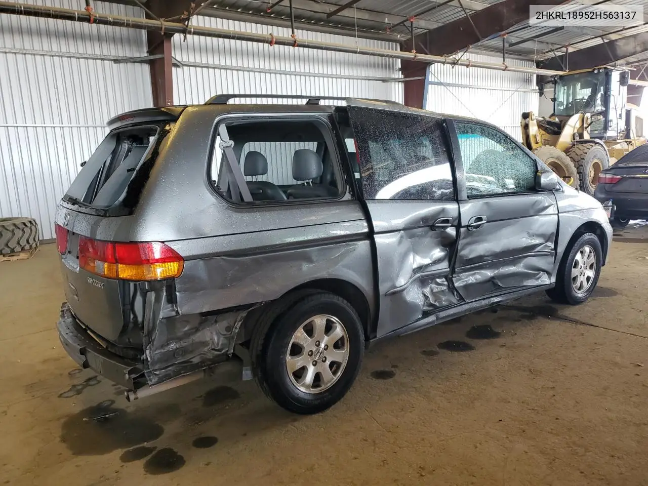 2002 Honda Odyssey Exl VIN: 2HKRL18952H563137 Lot: 49272985