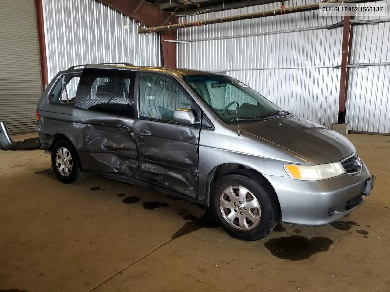 2002 Honda Odyssey Exl VIN: 2HKRL18952H563137 Lot: 49272985