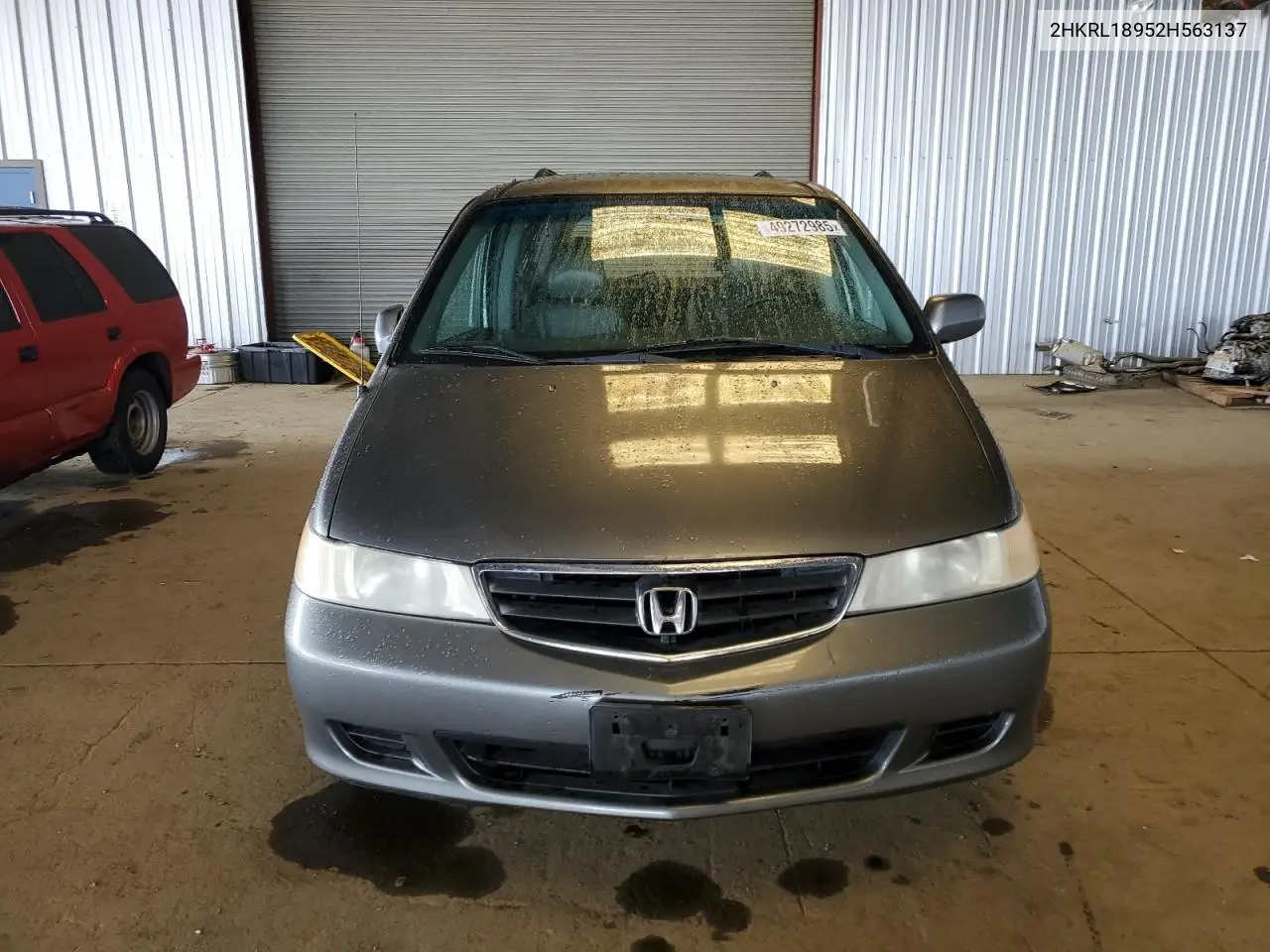 2002 Honda Odyssey Exl VIN: 2HKRL18952H563137 Lot: 49272985