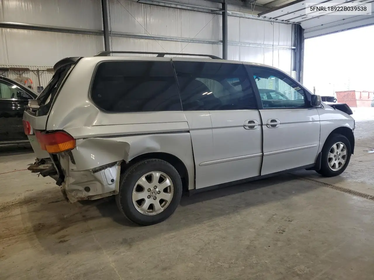 2002 Honda Odyssey Exl VIN: 5FNRL18922B039538 Lot: 53835645