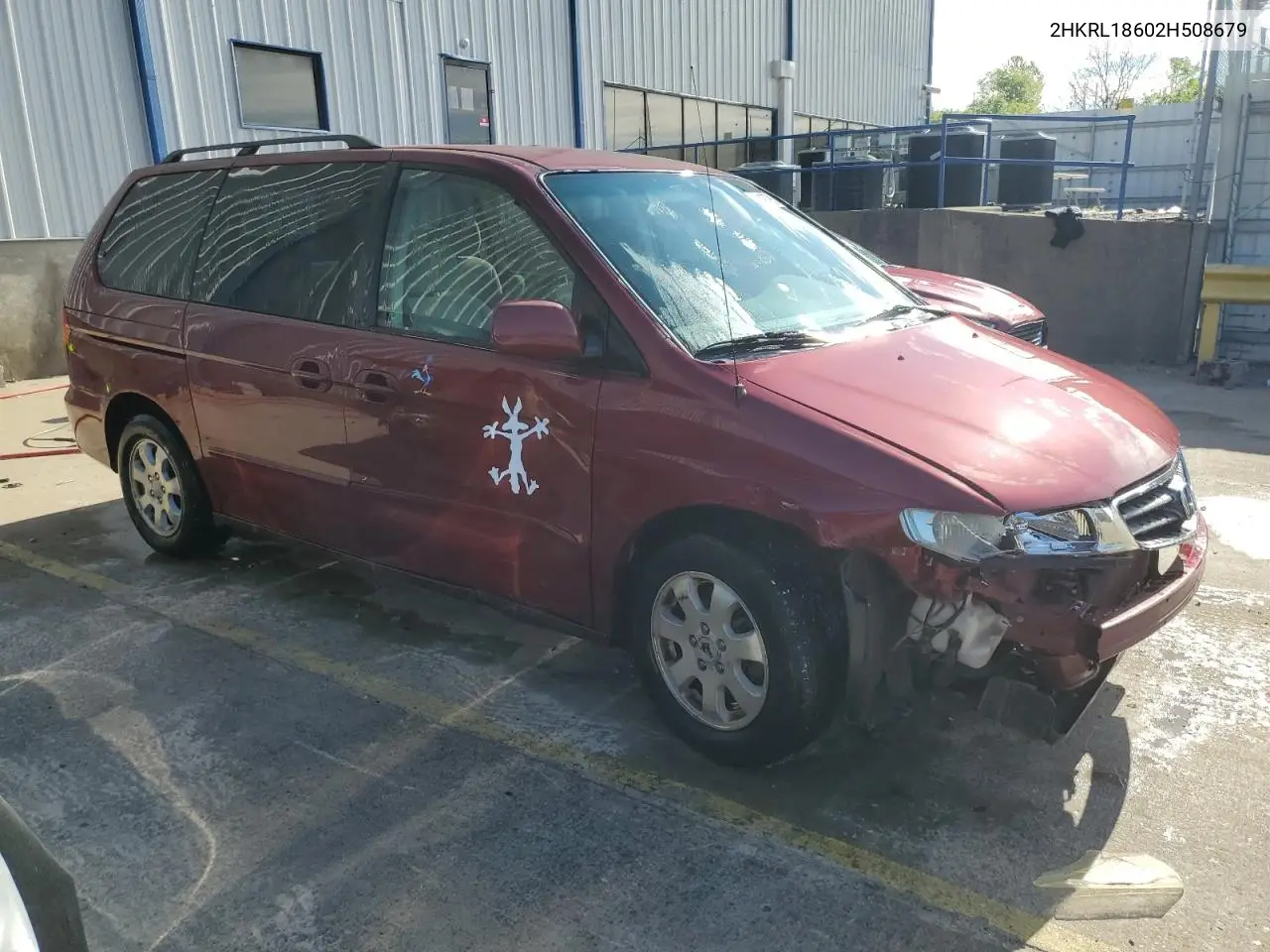 2002 Honda Odyssey Ex VIN: 2HKRL18602H508679 Lot: 54497785