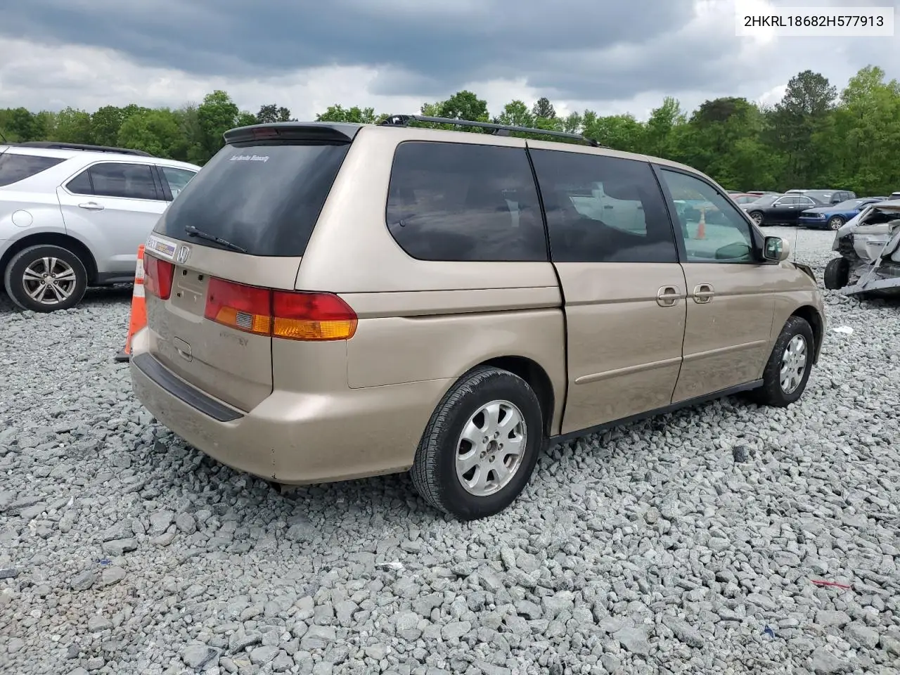 2002 Honda Odyssey Ex VIN: 2HKRL18682H577913 Lot: 54824225