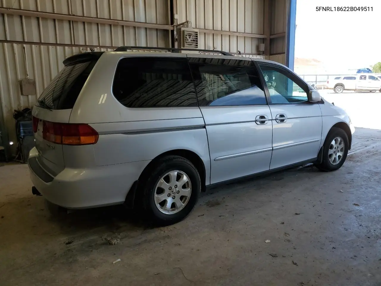 2002 Honda Odyssey Ex VIN: 5FNRL18622B049511 Lot: 55265485