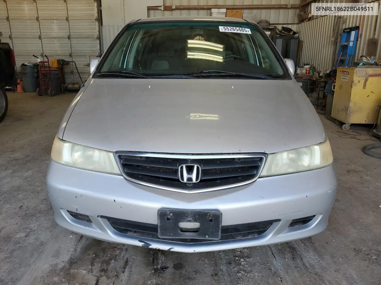 2002 Honda Odyssey Ex VIN: 5FNRL18622B049511 Lot: 55265485