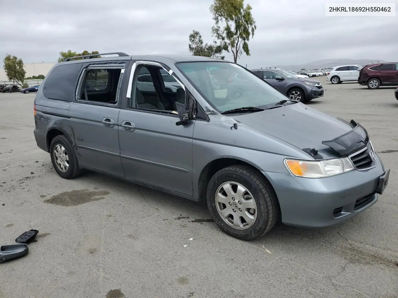 2002 Honda Odyssey Ex VIN: 2HKRL18692H550462 Lot: 55844885