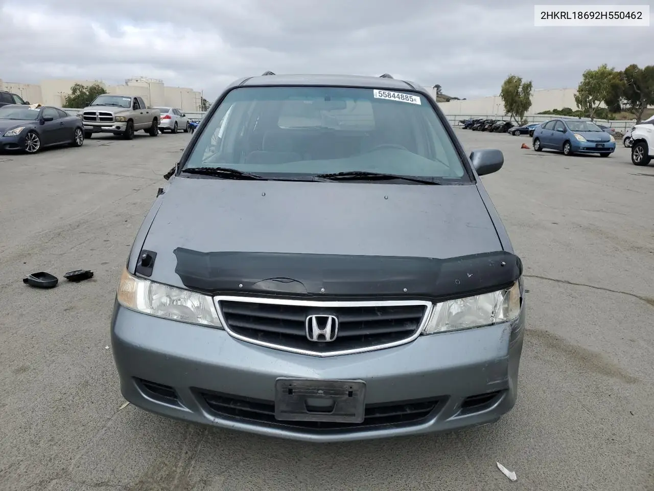2002 Honda Odyssey Ex VIN: 2HKRL18692H550462 Lot: 55844885