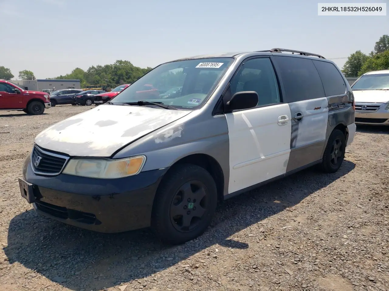 2002 Honda Odyssey Lx VIN: 2HKRL18532H526049 Lot: 60087695