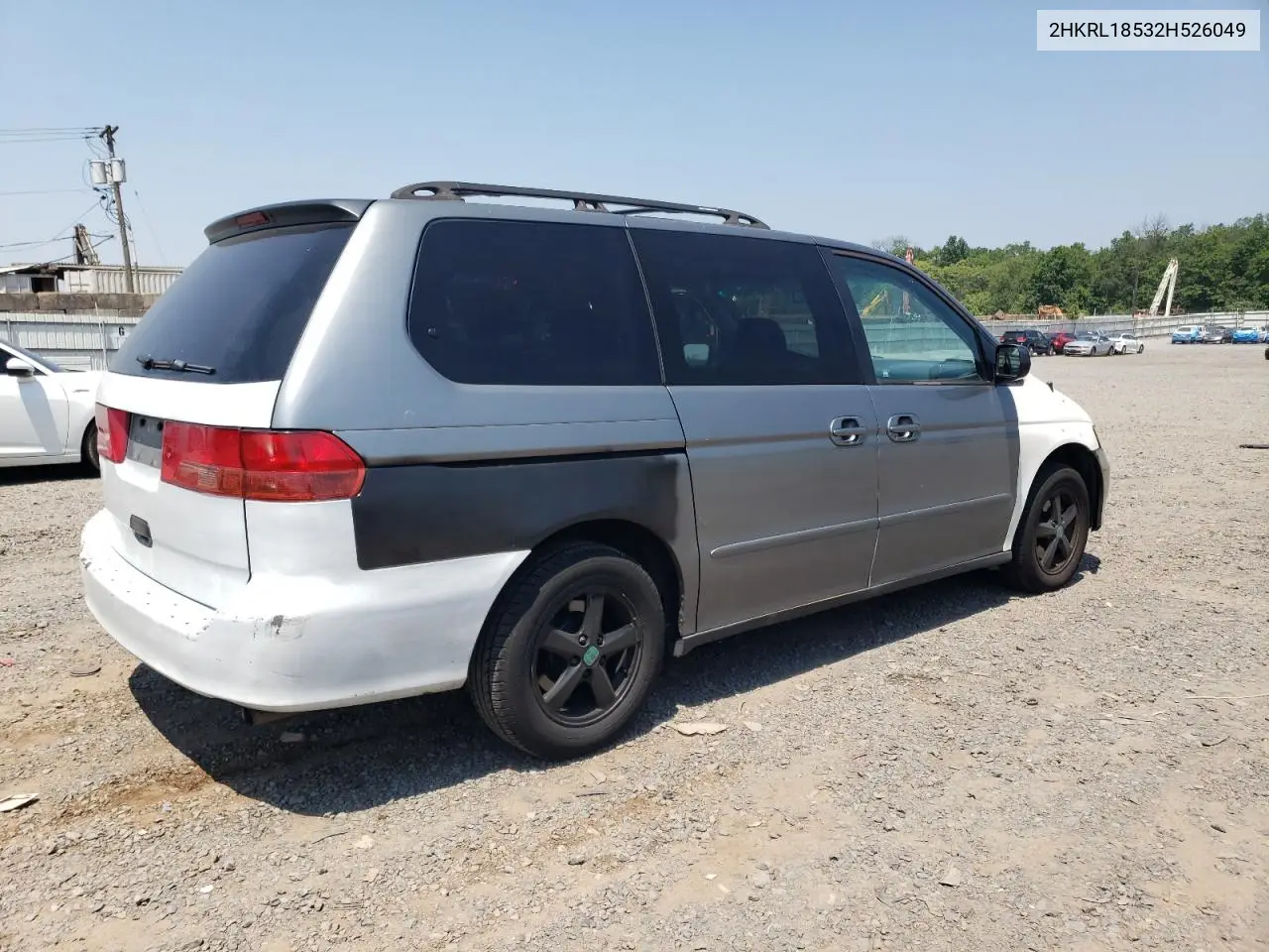 2002 Honda Odyssey Lx VIN: 2HKRL18532H526049 Lot: 60087695