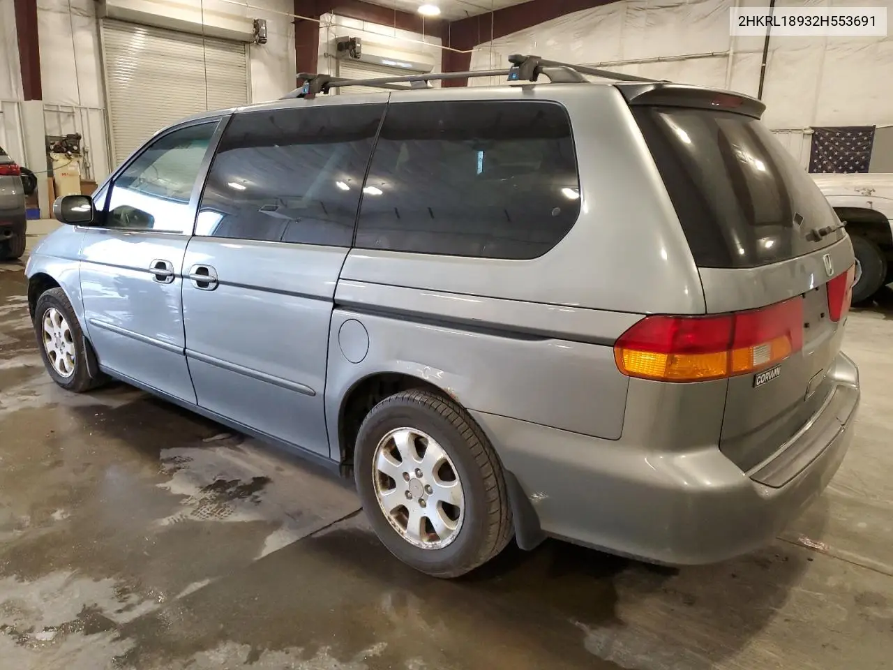 2002 Honda Odyssey Exl VIN: 2HKRL18932H553691 Lot: 60477625