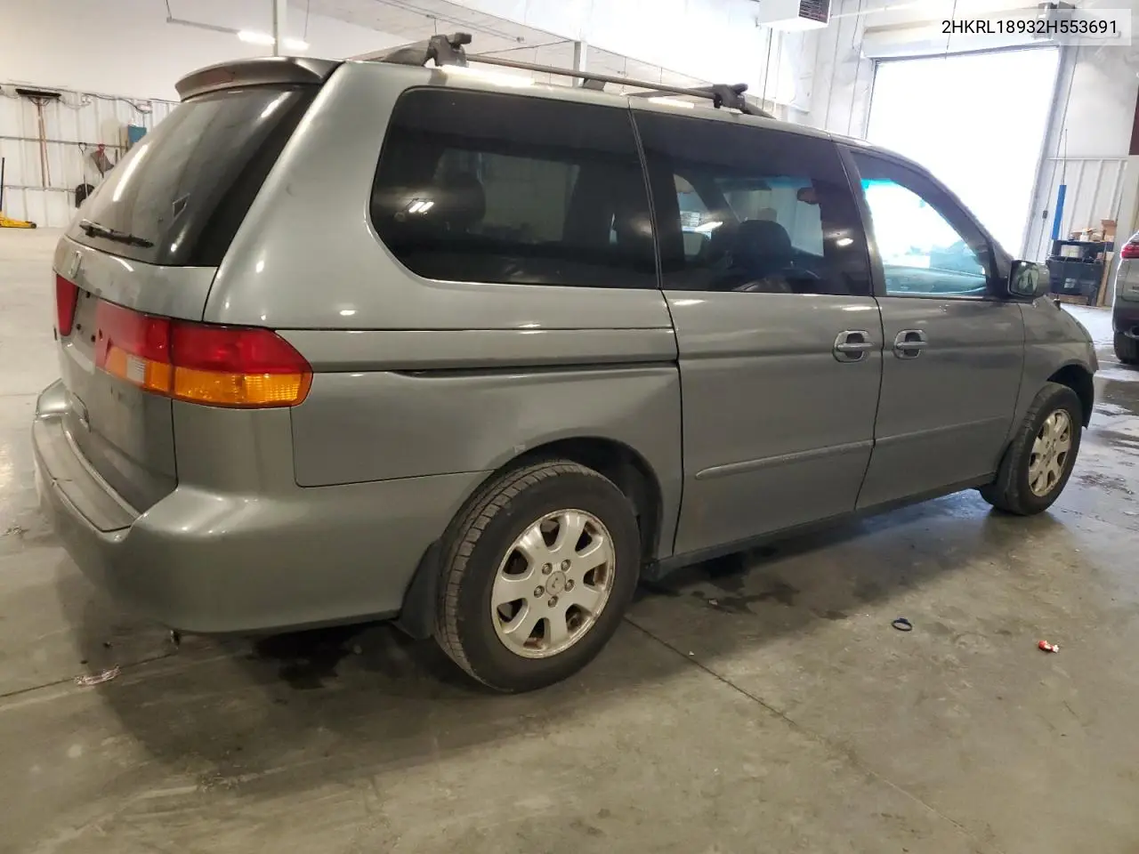 2002 Honda Odyssey Exl VIN: 2HKRL18932H553691 Lot: 60477625
