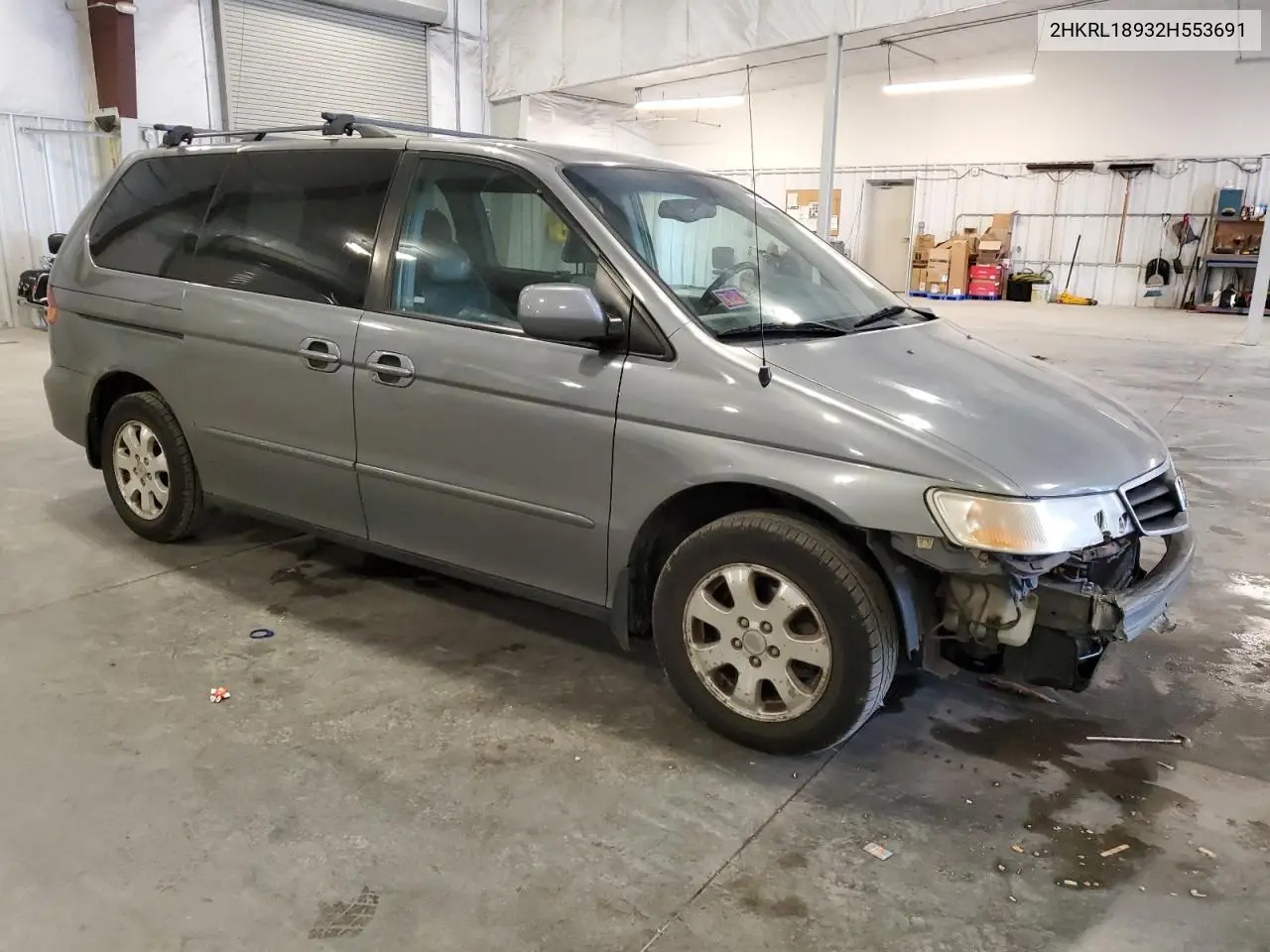 2002 Honda Odyssey Exl VIN: 2HKRL18932H553691 Lot: 60477625