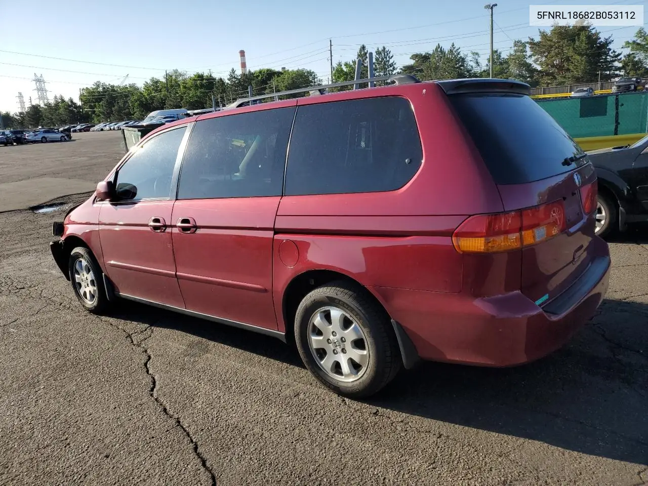 2002 Honda Odyssey Ex VIN: 5FNRL18682B053112 Lot: 60917475