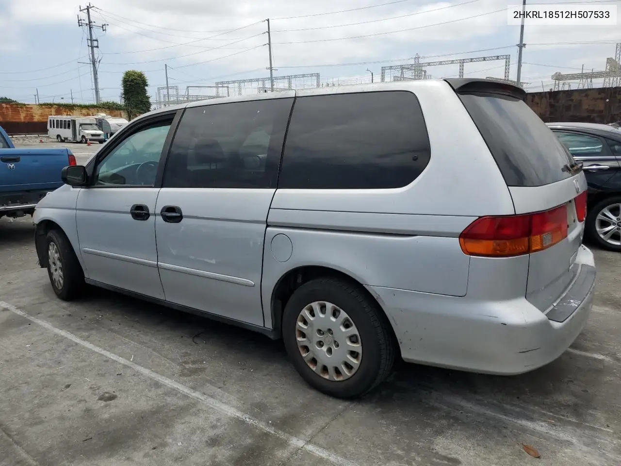 2002 Honda Odyssey Lx VIN: 2HKRL18512H507533 Lot: 62308185