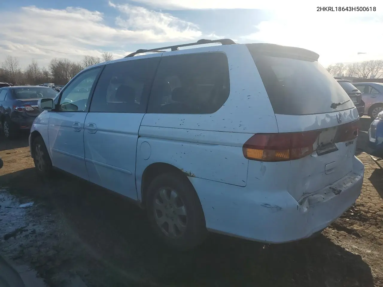 2003 Honda Odyssey Ex VIN: 2HKRL18643H500618 Lot: 46362495