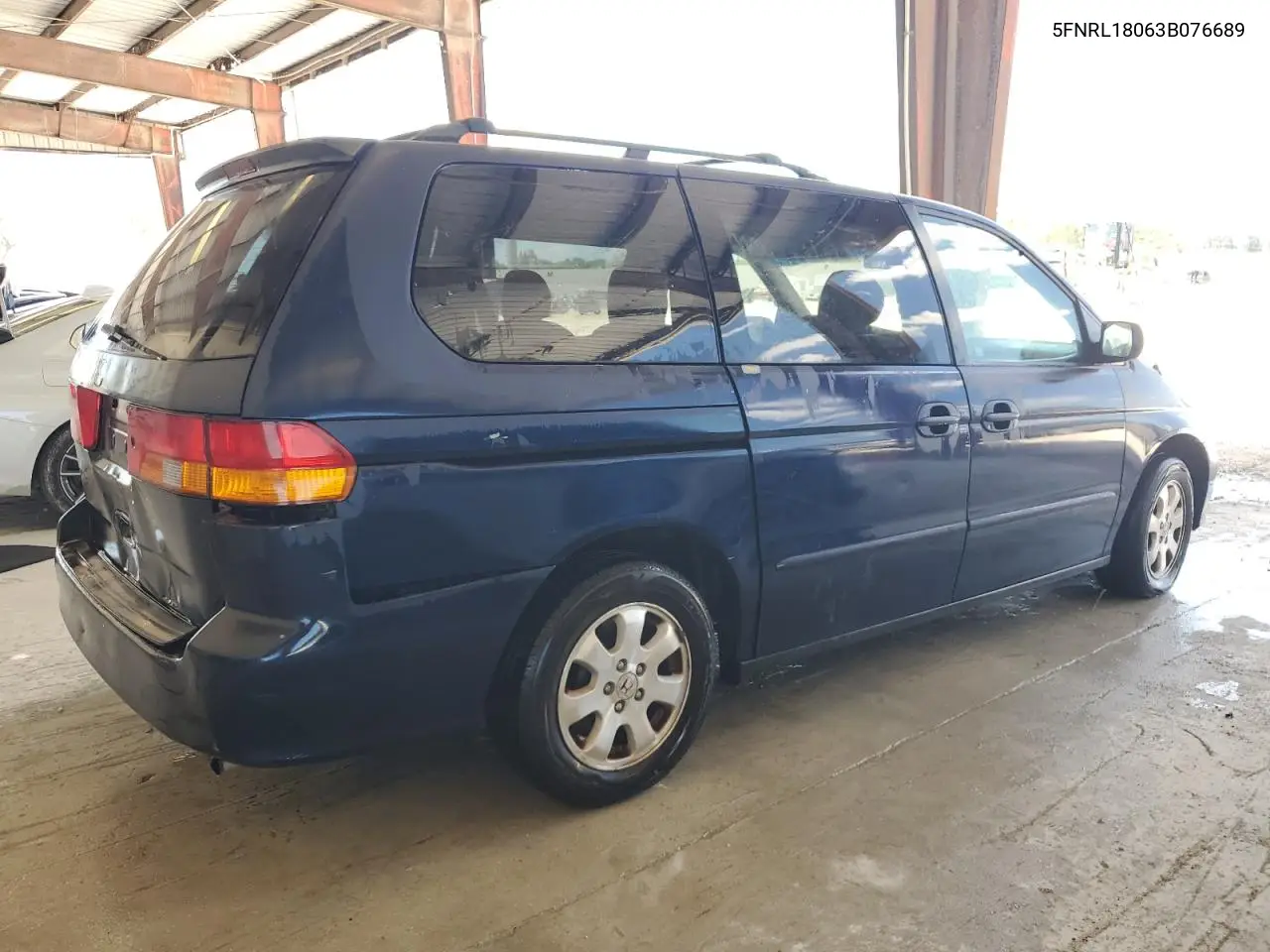 2003 Honda Odyssey Exl VIN: 5FNRL18063B076689 Lot: 56358275