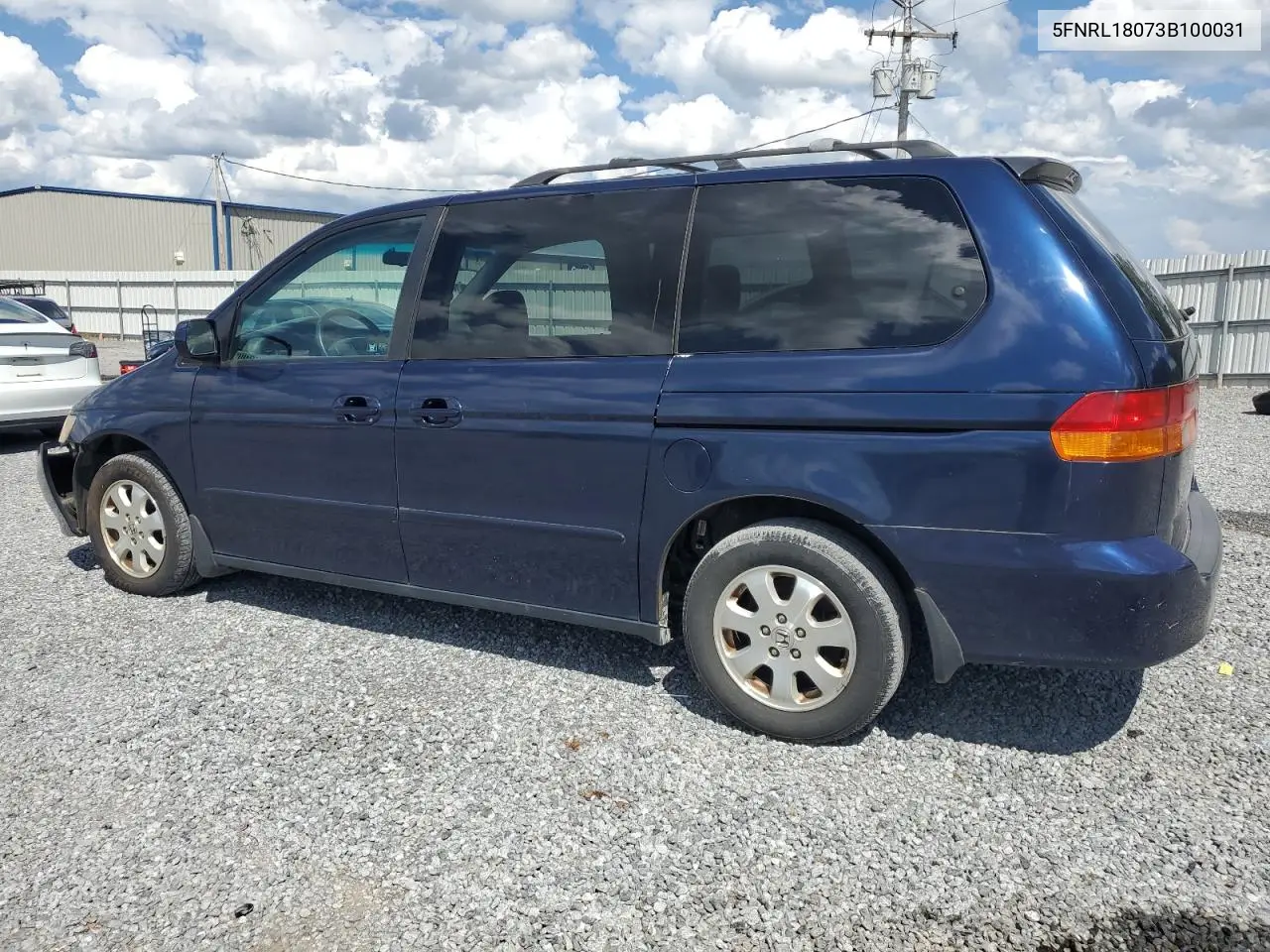 2003 Honda Odyssey Exl VIN: 5FNRL18073B100031 Lot: 56576135