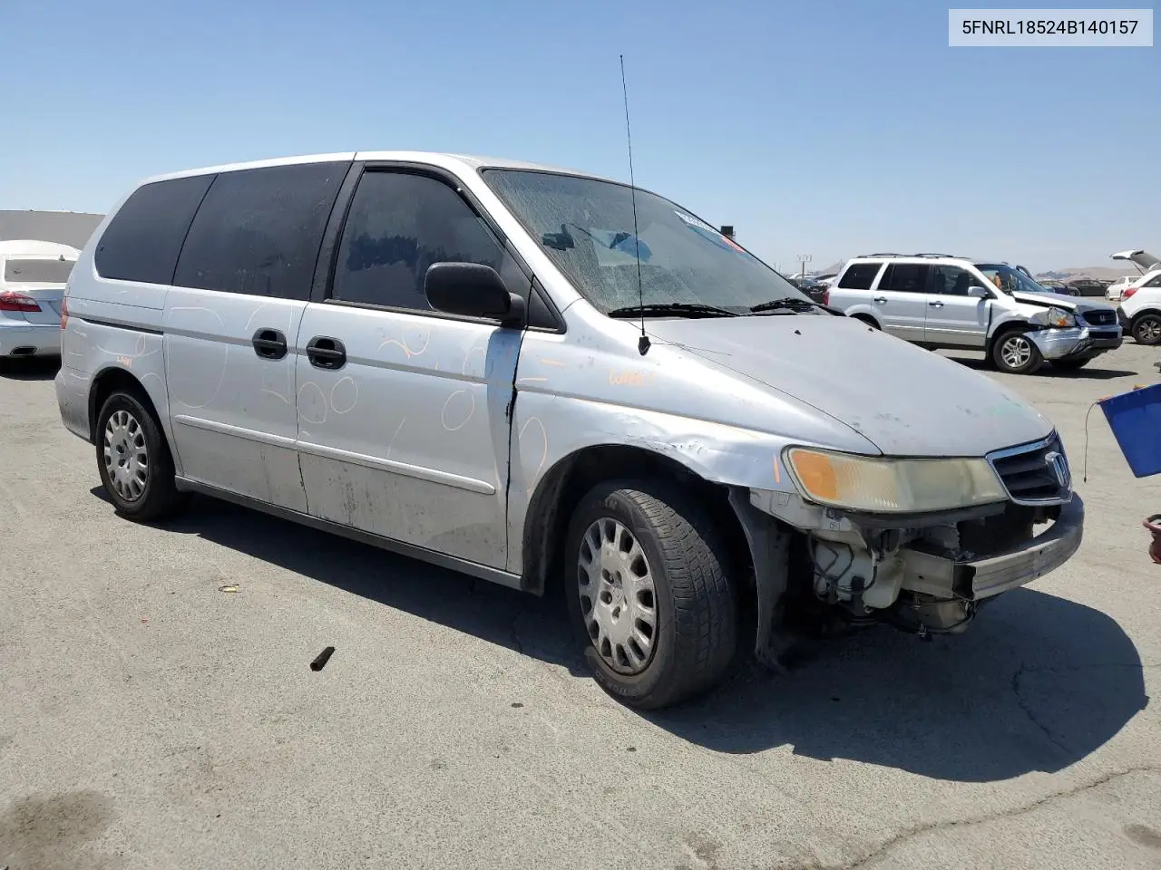 2004 Honda Odyssey Lx VIN: 5FNRL18524B140157 Lot: 63065325
