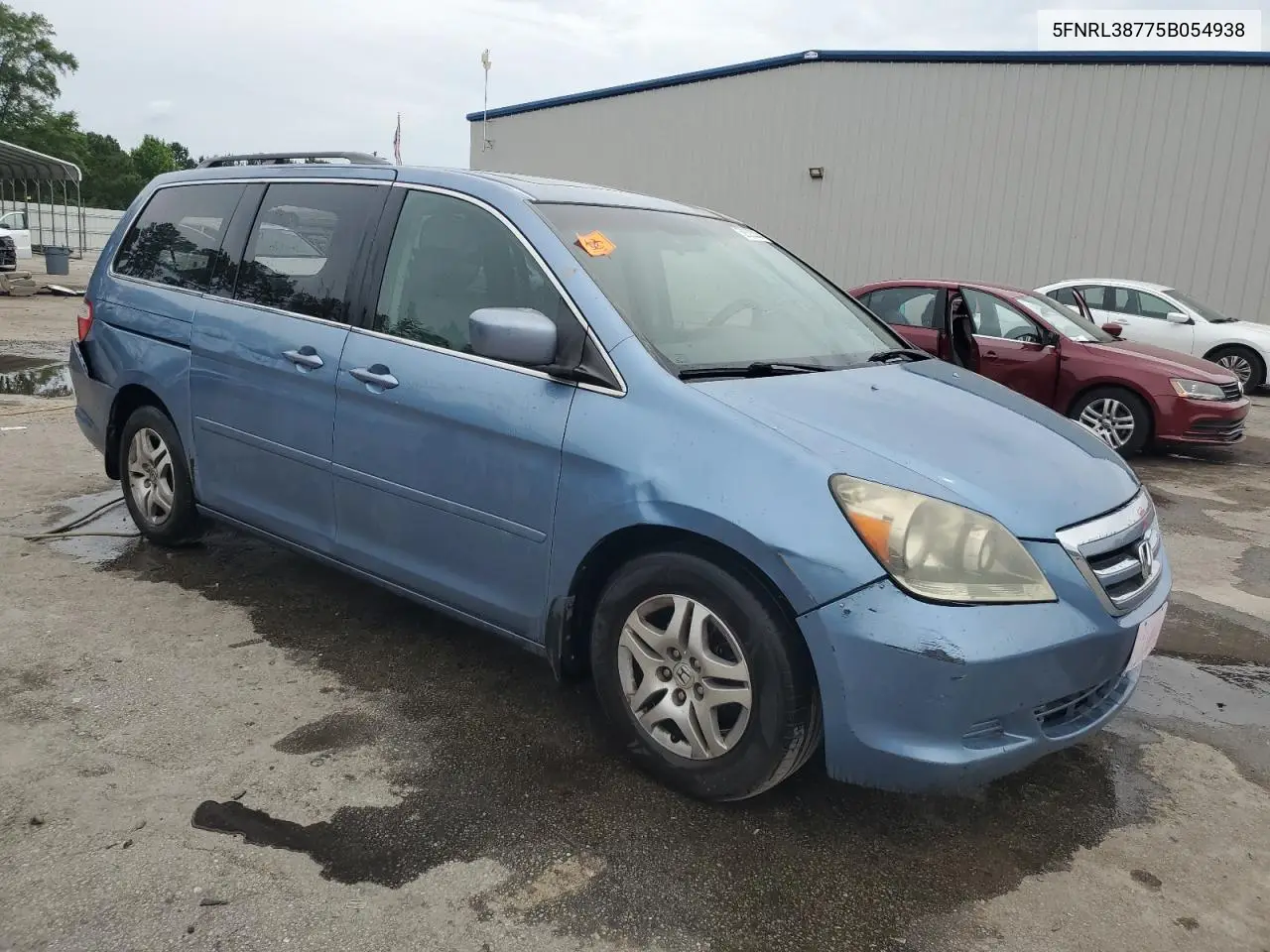 2005 Honda Odyssey Exl VIN: 5FNRL38775B054938 Lot: 58323335