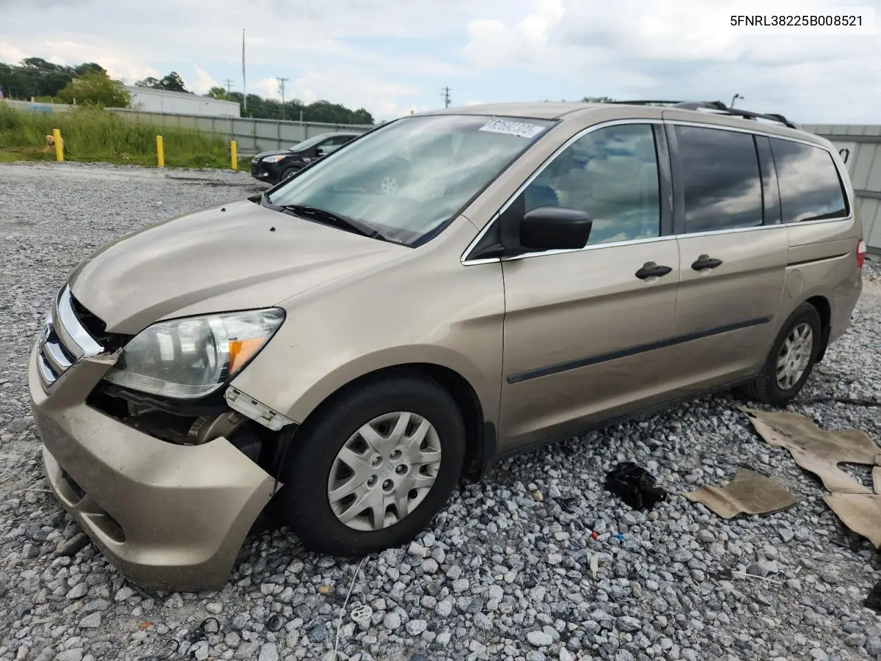 2005 Honda Odyssey Lx VIN: 5FNRL38225B008521 Lot: 62692305