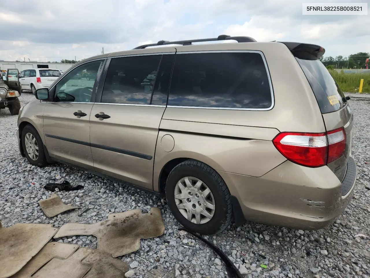 2005 Honda Odyssey Lx VIN: 5FNRL38225B008521 Lot: 62692305