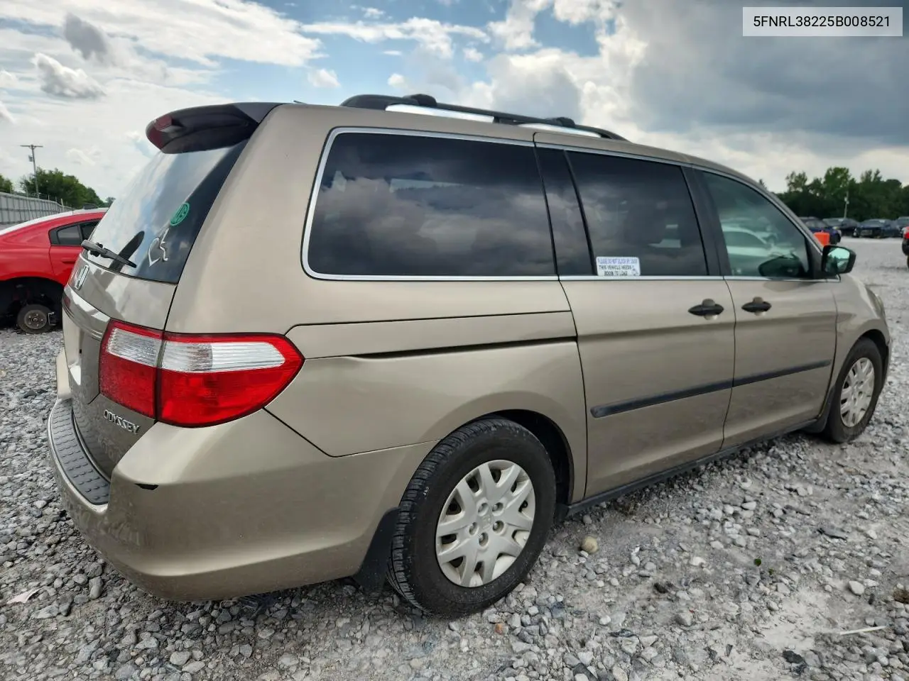 2005 Honda Odyssey Lx VIN: 5FNRL38225B008521 Lot: 62692305
