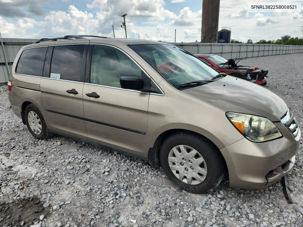 2005 Honda Odyssey Lx VIN: 5FNRL38225B008521 Lot: 62692305