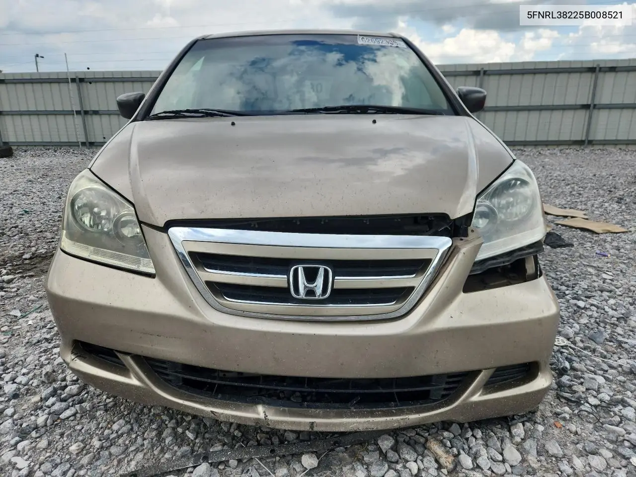 2005 Honda Odyssey Lx VIN: 5FNRL38225B008521 Lot: 62692305