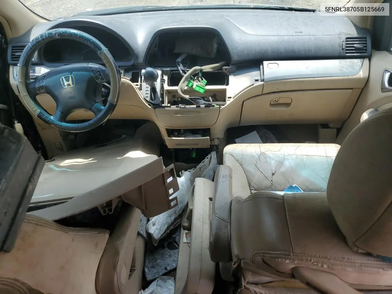 2005 Honda Odyssey Exl VIN: 5FNRL38705B125669 Lot: 62695515