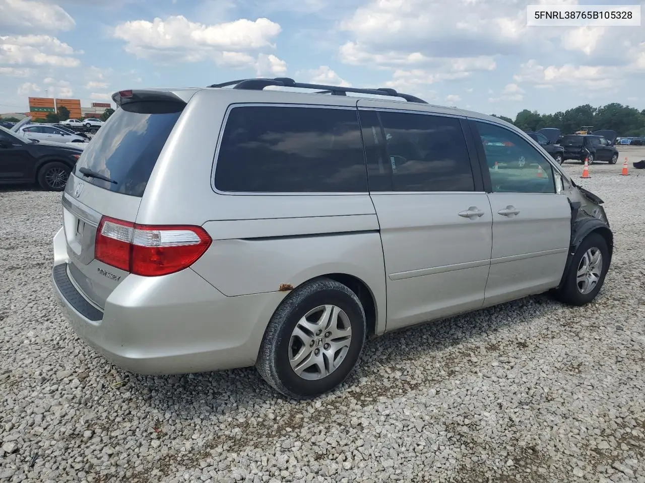 2005 Honda Odyssey Exl VIN: 5FNRL38765B105328 Lot: 63403985