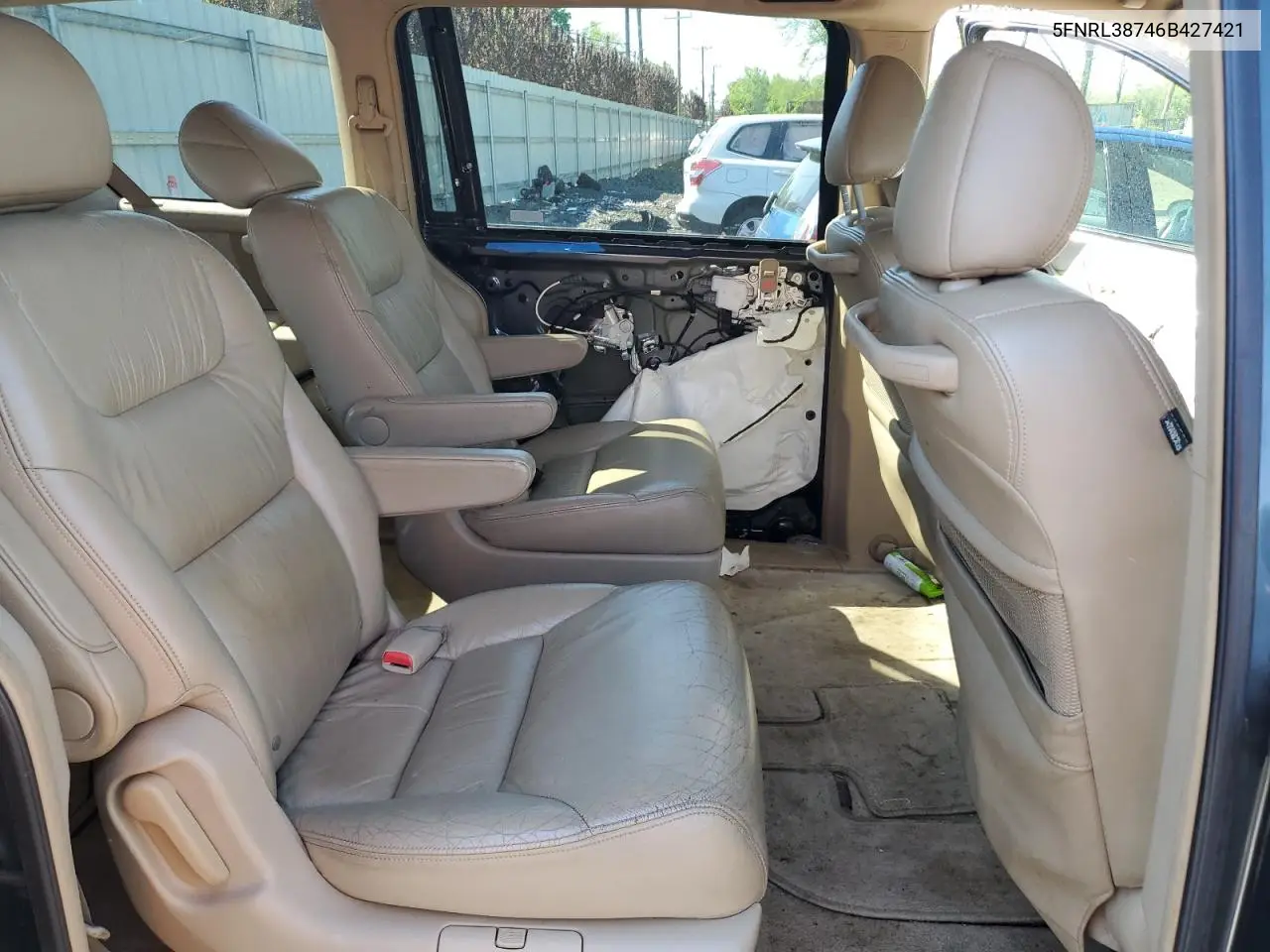 2006 Honda Odyssey Exl VIN: 5FNRL38746B427421 Lot: 53457445