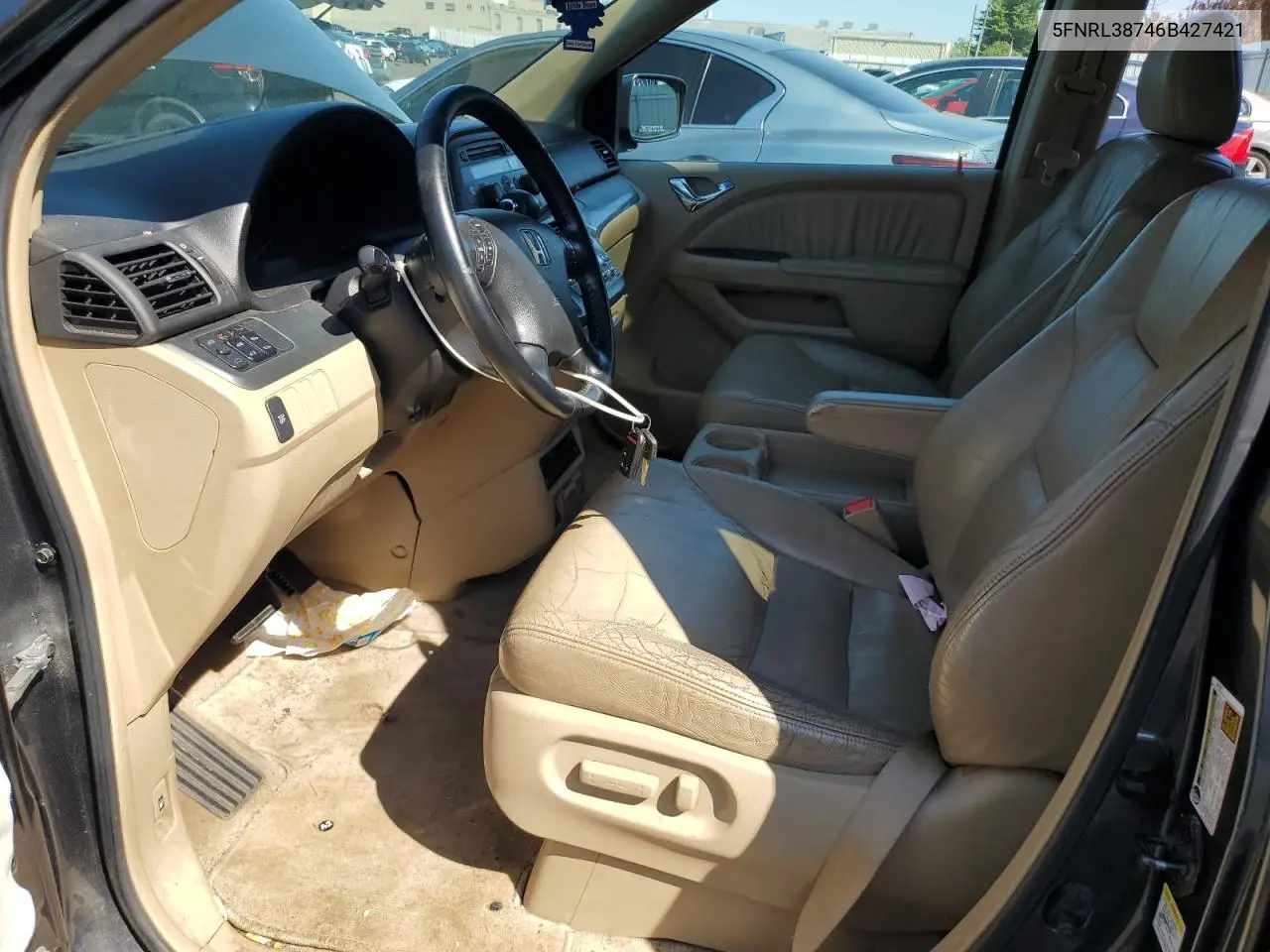 2006 Honda Odyssey Exl VIN: 5FNRL38746B427421 Lot: 53457445