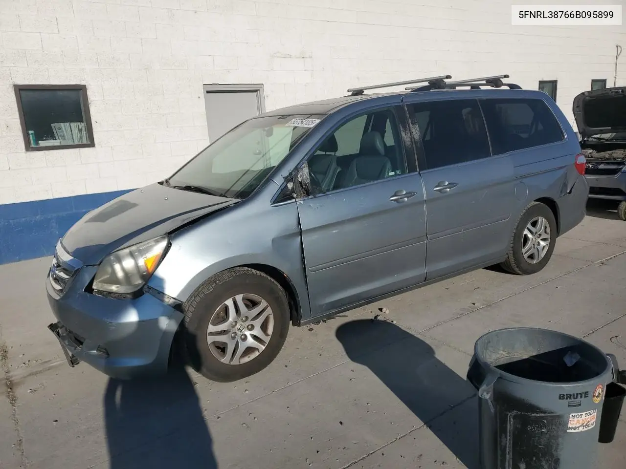 2006 Honda Odyssey Exl VIN: 5FNRL38766B095899 Lot: 55754105