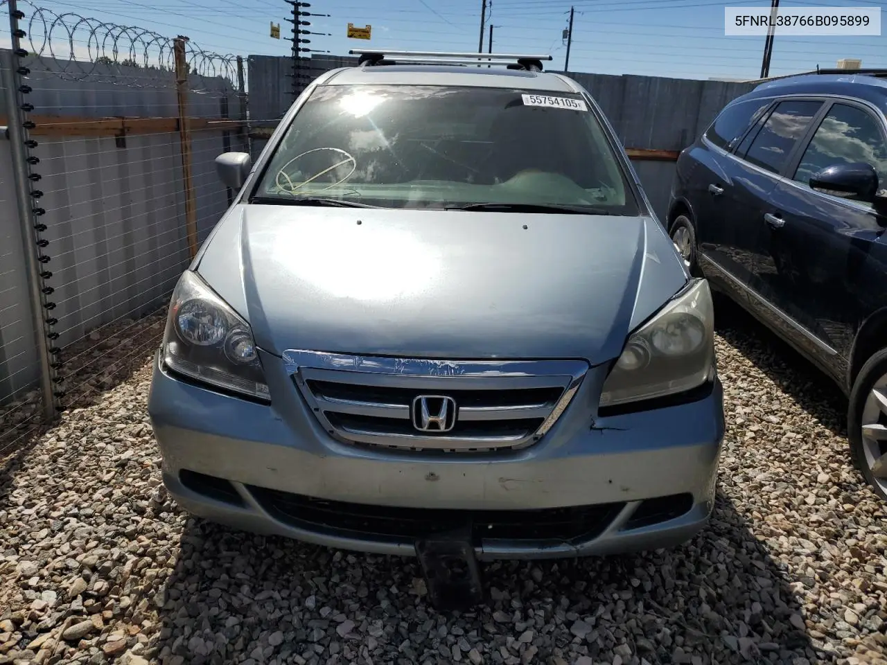 2006 Honda Odyssey Exl VIN: 5FNRL38766B095899 Lot: 55754105