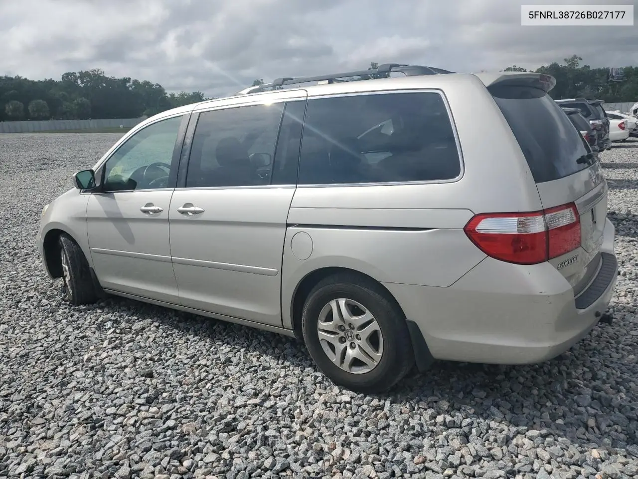 2006 Honda Odyssey Exl VIN: 5FNRL38726B027177 Lot: 55780985