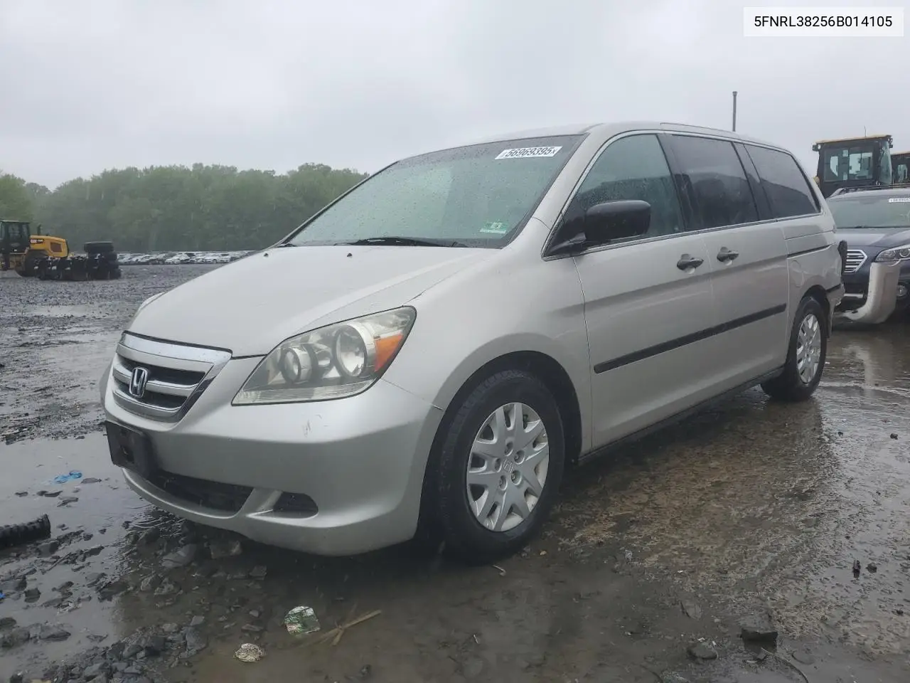 2006 Honda Odyssey Lx VIN: 5FNRL38256B014105 Lot: 56969395
