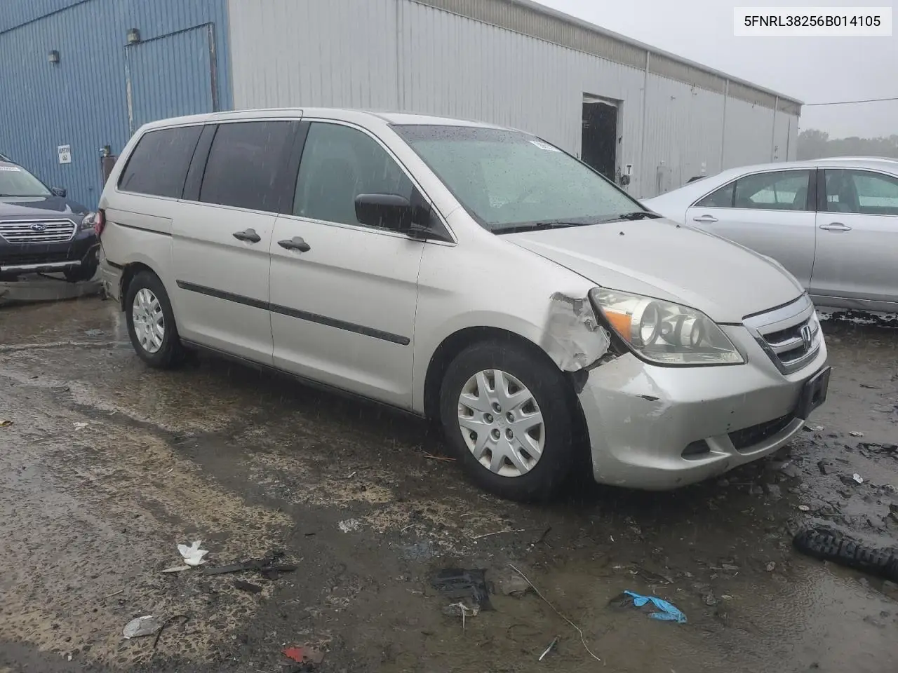 2006 Honda Odyssey Lx VIN: 5FNRL38256B014105 Lot: 56969395