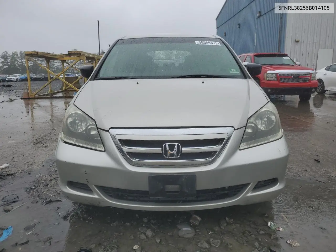 2006 Honda Odyssey Lx VIN: 5FNRL38256B014105 Lot: 56969395