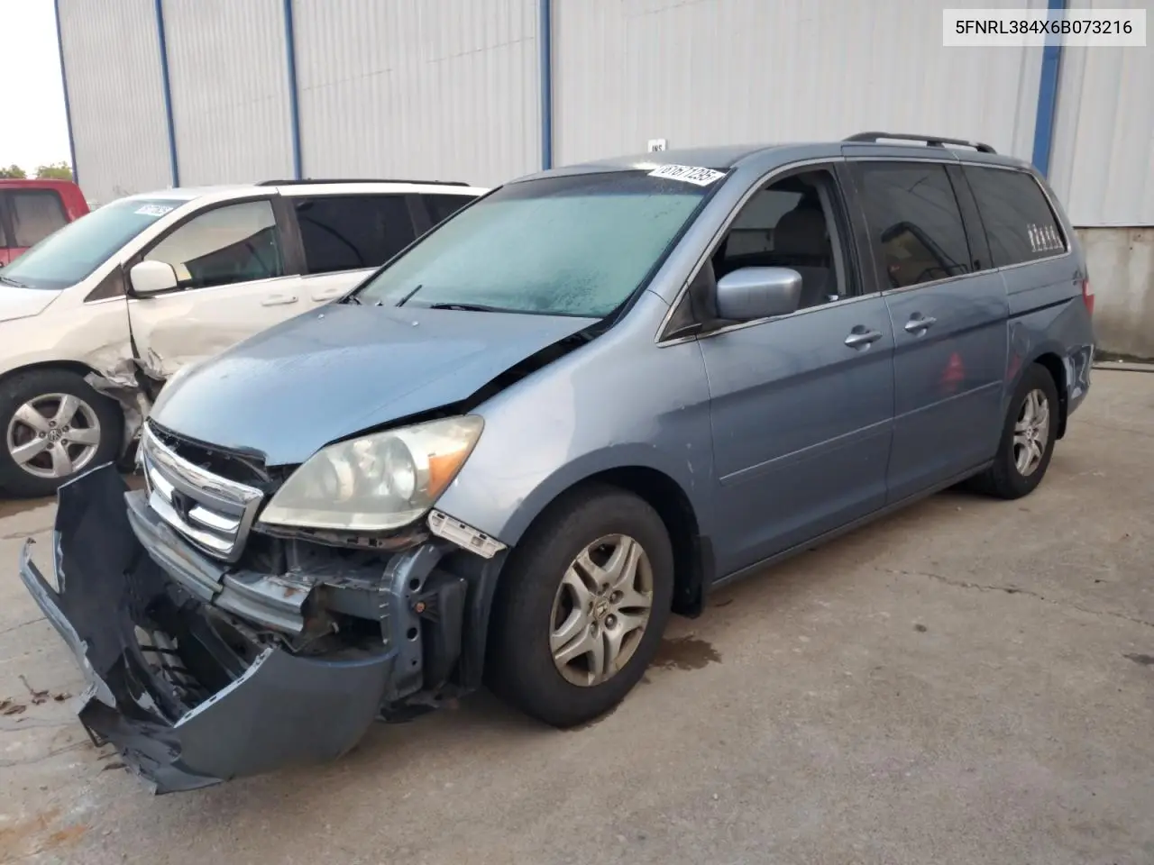 2006 Honda Odyssey Ex VIN: 5FNRL384X6B073216 Lot: 61671295