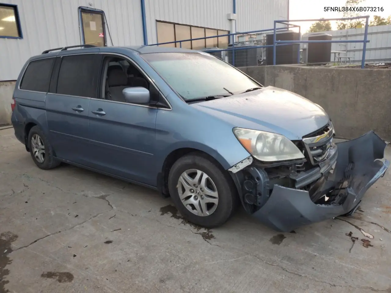 2006 Honda Odyssey Ex VIN: 5FNRL384X6B073216 Lot: 61671295