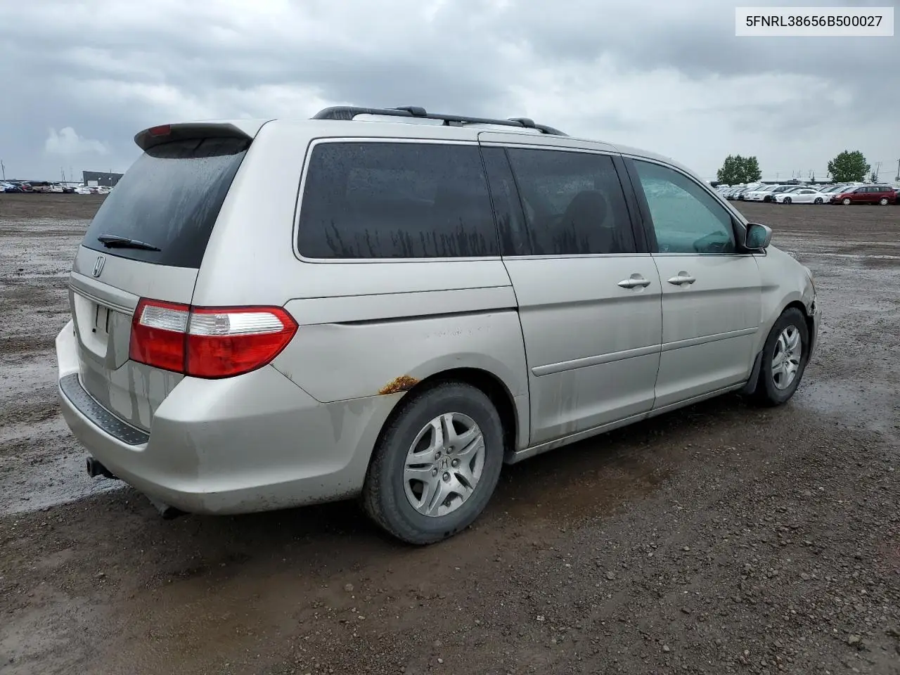 2006 Honda Odyssey Exl VIN: 5FNRL38656B500027 Lot: 61806645