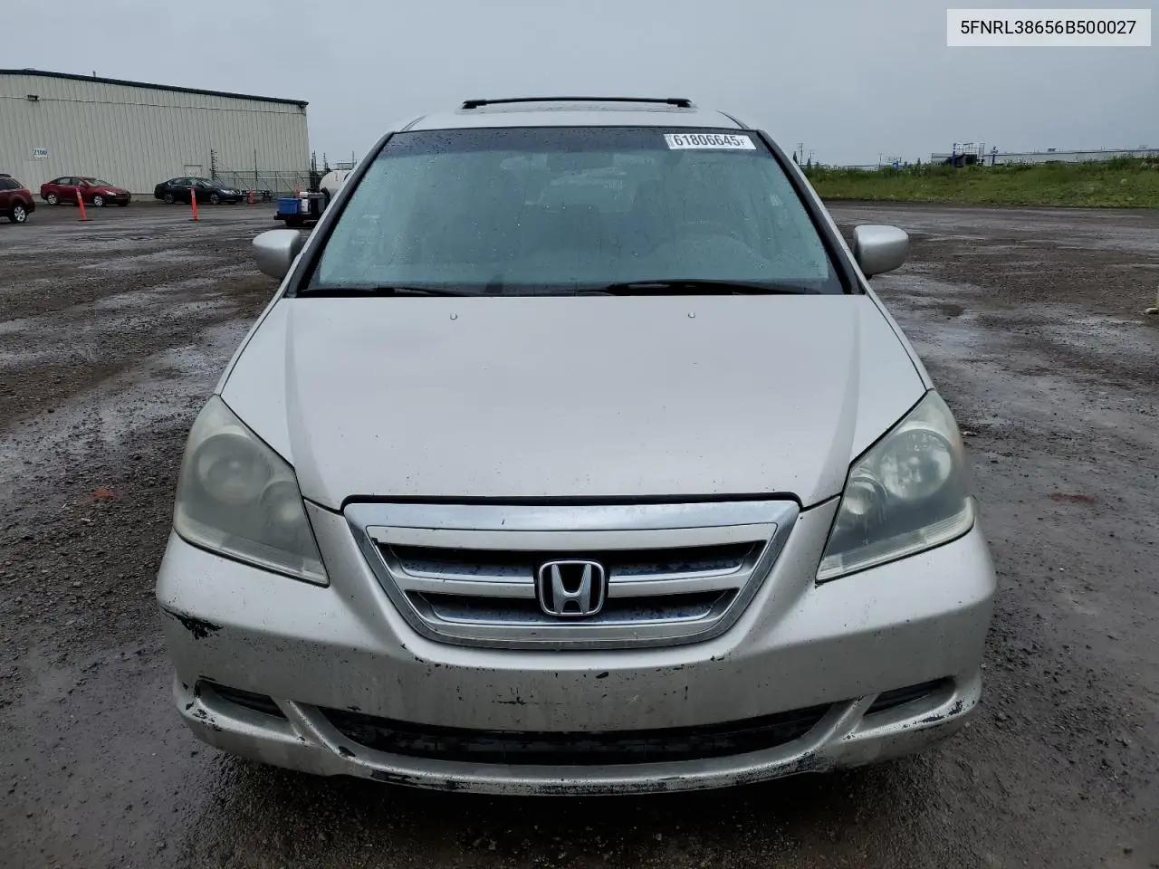 2006 Honda Odyssey Exl VIN: 5FNRL38656B500027 Lot: 61806645