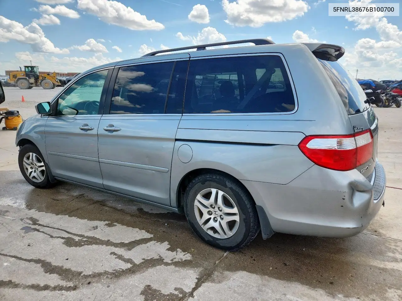 2006 Honda Odyssey Exl VIN: 5FNRL38676B100700 Lot: 61977035