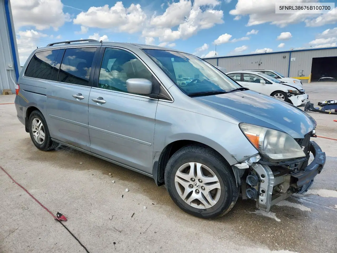 2006 Honda Odyssey Exl VIN: 5FNRL38676B100700 Lot: 61977035