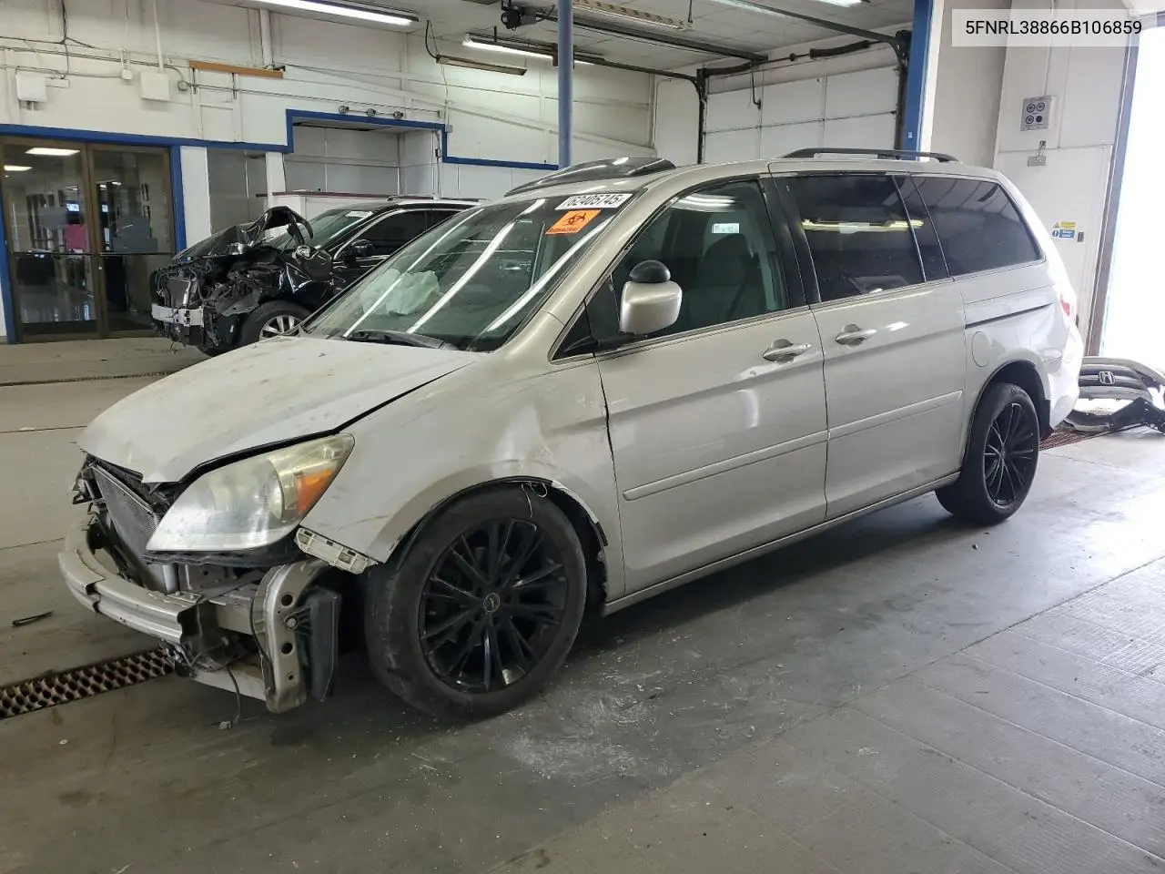 2006 Honda Odyssey Touring VIN: 5FNRL38866B106859 Lot: 62405745