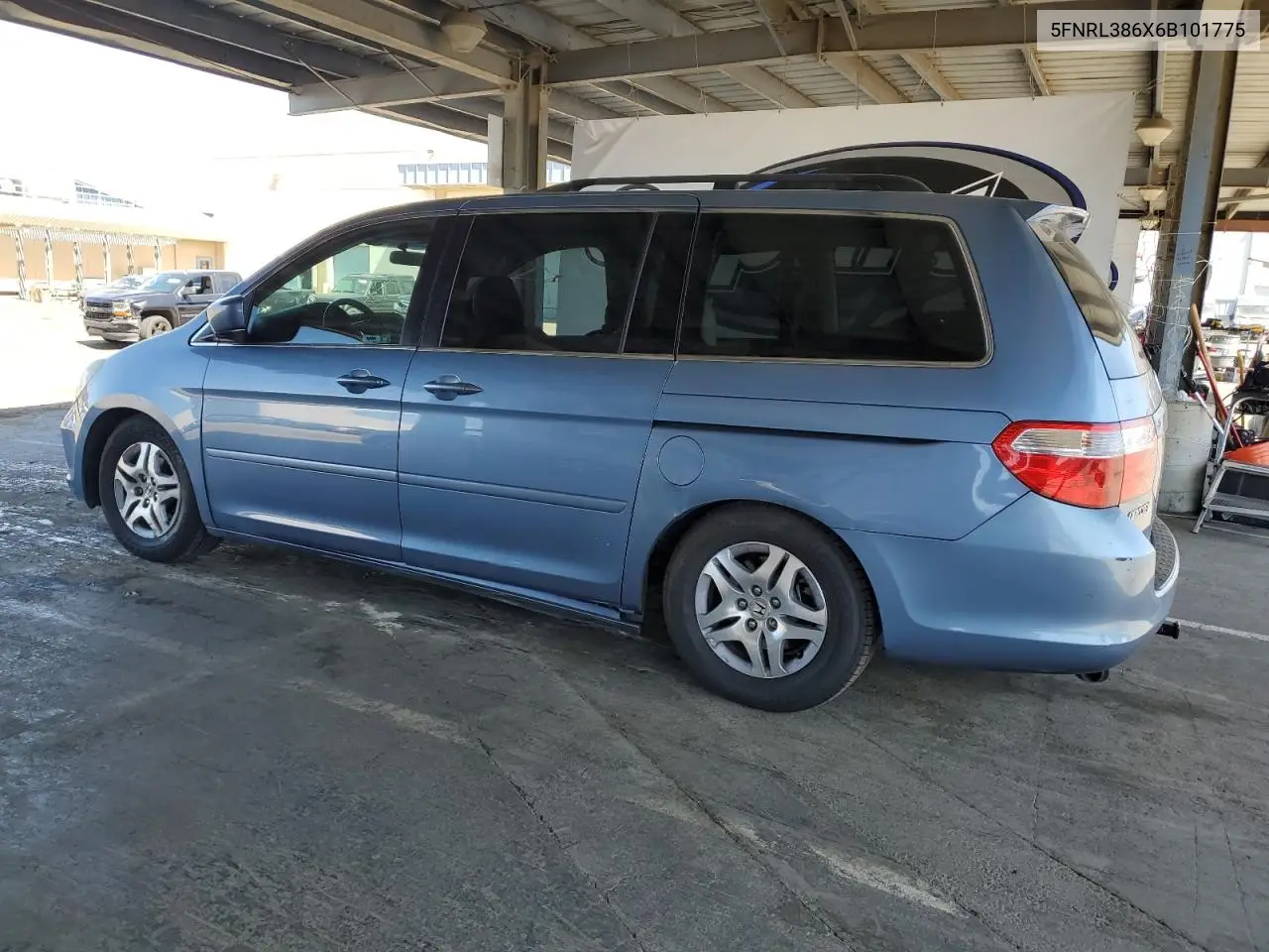 2006 Honda Odyssey Exl VIN: 5FNRL386X6B101775 Lot: 62431165